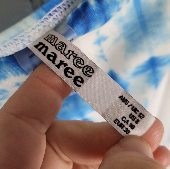 MAREE MAREE | strappy sides tie-dye bikini swim bottoms - Picture 4 of 6